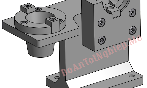 Thiết kế đồ gá kẹp dao phay, lập quy trình gia công chi tiết điển hình