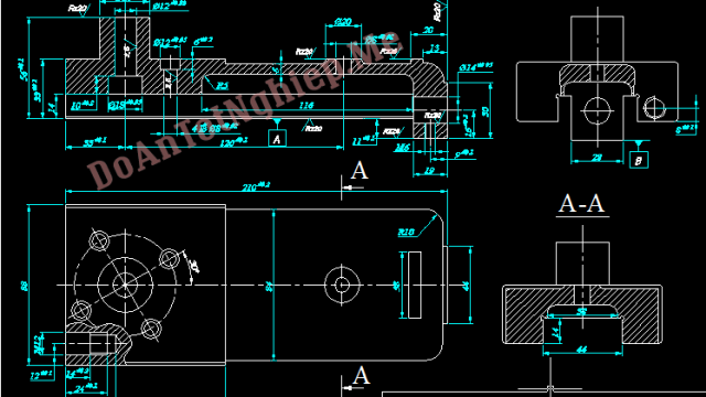 Thiết kế quy trình công nghệ gia công chi tiết bàn dao máy bào