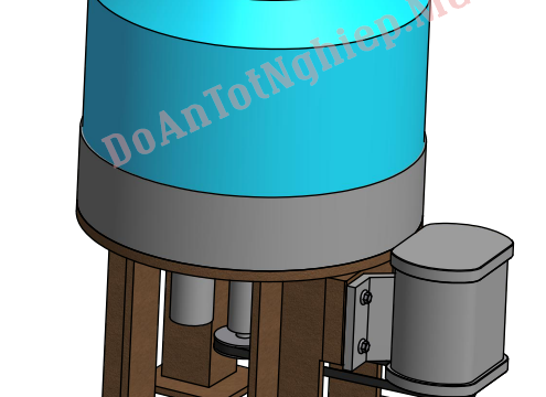 Thiết kế máy li tâm tách tinh bột sắn
