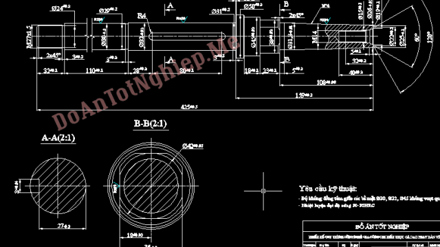 Thiết kế quy trình công nghệ gia công chi tiết trục vít